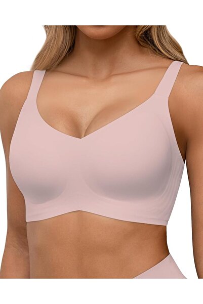 GENERAL HORISUN Seamless Bras Full Coverage Wireless Push Up Bra for Women No...