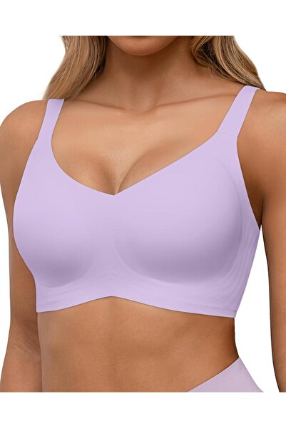 GENERAL HORISUN Seamless Bras Full Coverage Wireless Push Up Bra for Women No...