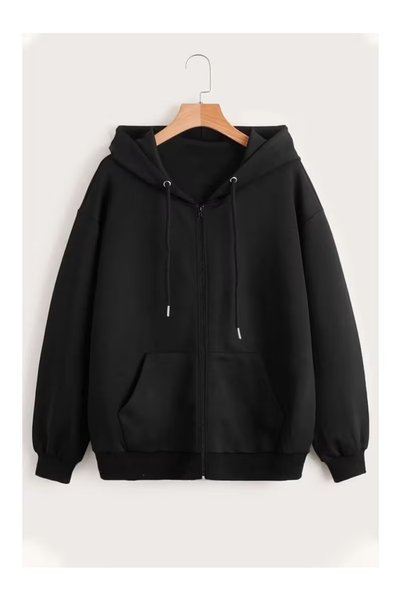 DAXİS Sportwear Company سويت شيرت يونيسكس بسحاب K بغطاء رأس