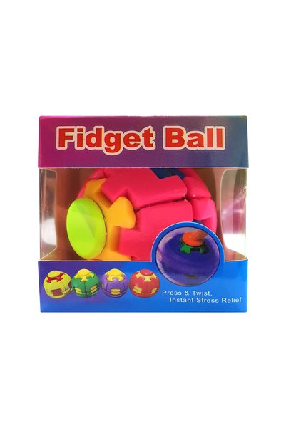 Generic Brand Interactive Spin and Stress Ball - Pink