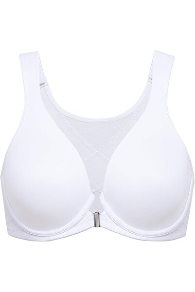 GENERAL DELIMIRA Women's Front Closure Bras Posture Full Coverage Plus Size U...
