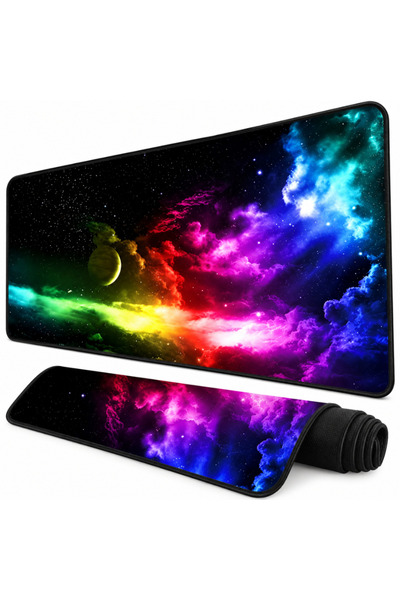 ChimeraS Mouse pad de gaming XXL, 90x40 cm, Antiderapant, Cauciuc, Suprafață ...