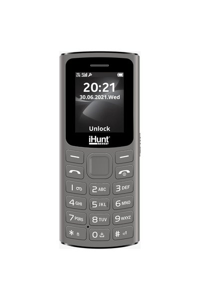 iHunt Telefon mobil i4 Ultra, Dual SIM, 1.77-inch, 800mAh, Radio FM, Gray