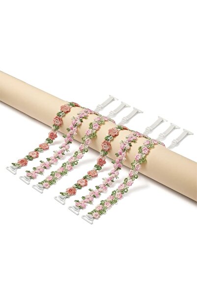 GENERAL Floral Bra Straps for Women,Decorative Flower Lace Strap for Straples...