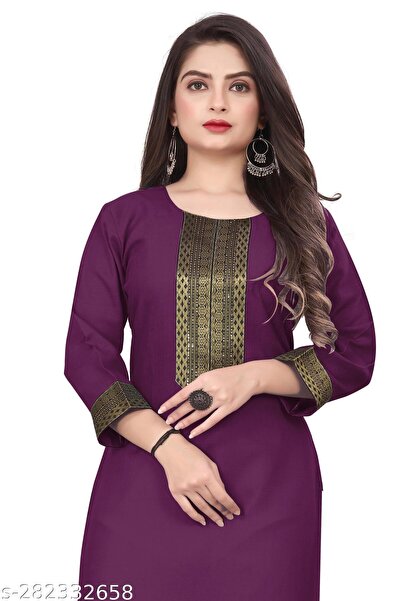 Generic Brand Stylish Kurti with Work