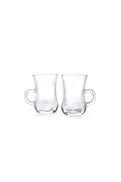 Glaze طقم بيالات زجاج 6 حبات