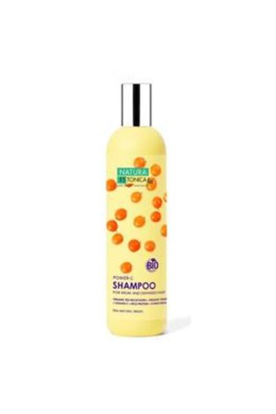 Natura Estonica Sampon cu Vitamina C, Ulei de Catina si Portocale - Power-C S...