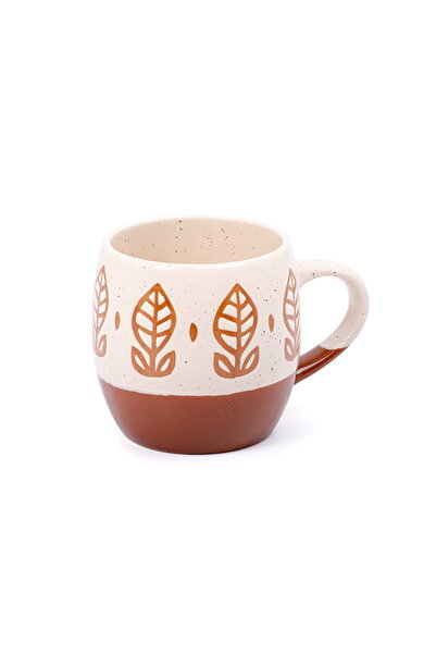 CAVO Beige Brown Porcelain Mug 450 ml