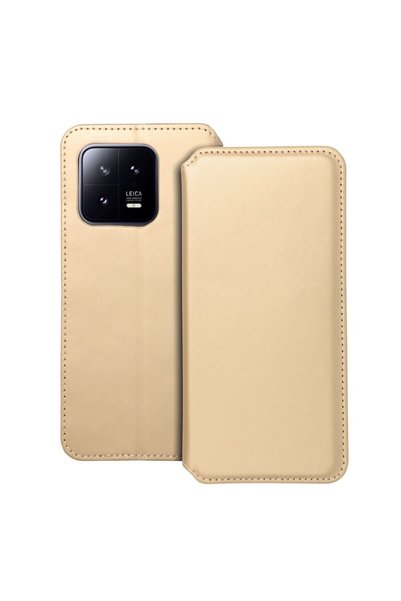 OEM Husă flip cover pentru Xiaomi 13, aurie