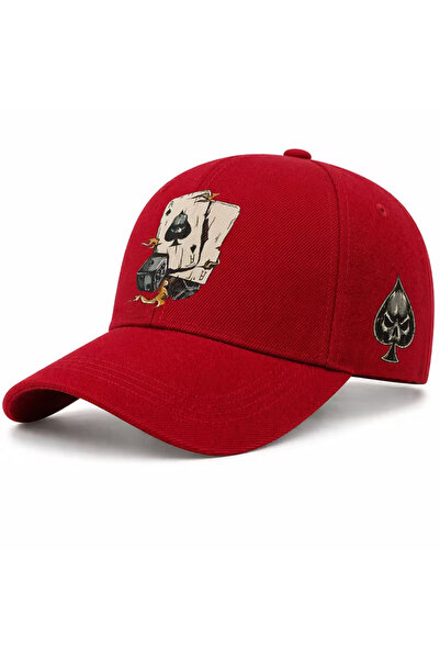 l'eivor Ace of Spades Totenkopf Speziell Designter Bedruckter Baumwollhut mit...
