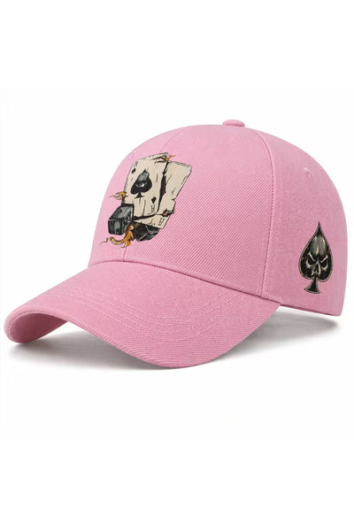 l'eivor Ace of Spades Totenkopf Speziell Designter Bedruckter Baumwollhut mit...