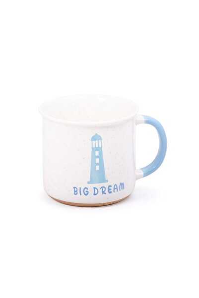 CAVO White Blue Porcelain Cup 400 ml