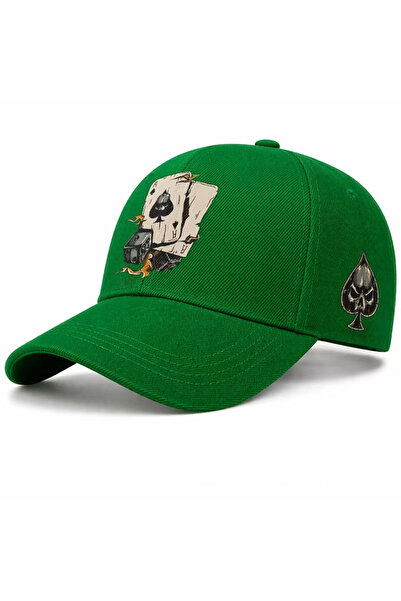 l'eivor Ace of Spades Totenkopf Speziell Designter Bedruckter Baumwollhut mit...