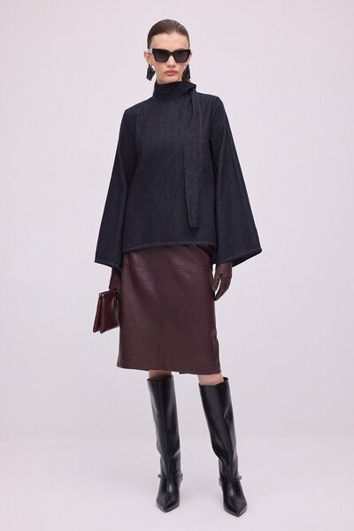 Touché Privé Shawl Collar Tunic