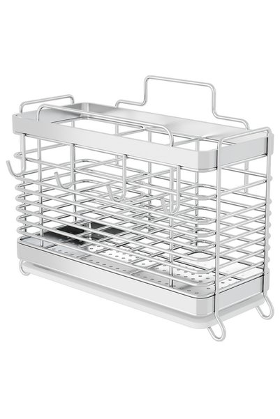 Generic Brand Scurgător de tacâmuri din oțel inoxidabil, Cutie organizatoare ...