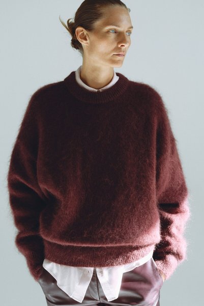 H&M Tiftik Karışımlı Oversize Kazak