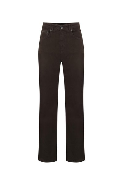 Beauty Omelette Kahverengi Low Waist Straight Fit Jean