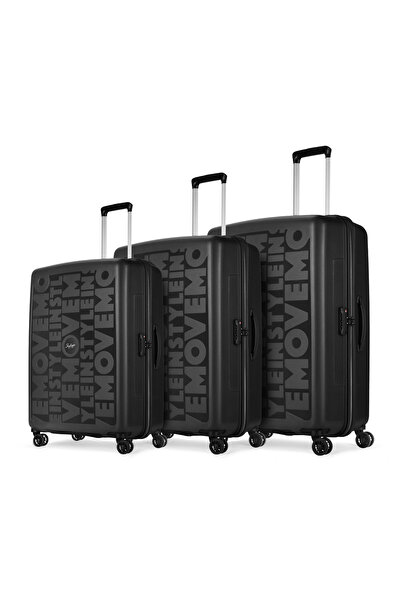 Skybags Play Set of 3 Polypropylene(PP), 4 Spinner Double Wheel Trolley Bags ...