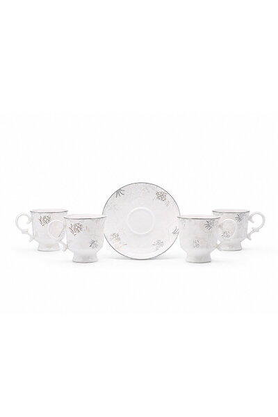 CAVO Caffeo Coffee Cup Set with Saucers 12 Pieces 90 ml - White
