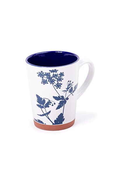 Violet White Speckled Porcelain Mug