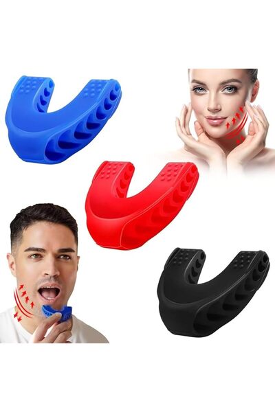 Lonimia Jaw Exerciser, 3 PCS Jawline Shaper, 3 Resistance Levels Silicone Fac...