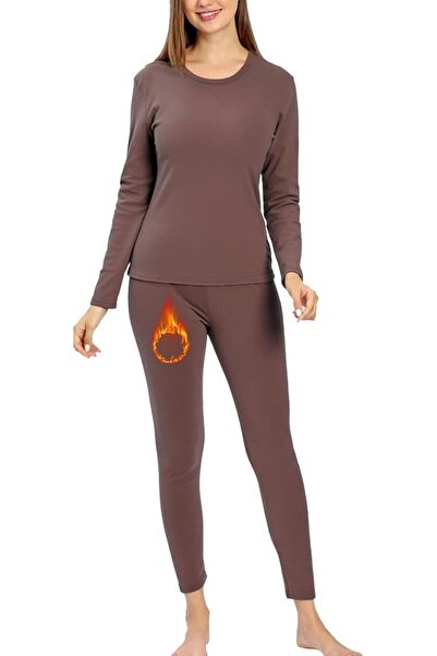 GENERAL Ultra Soft Thermal Underwear for Women, Long Johns 2 Set with Fleece ...