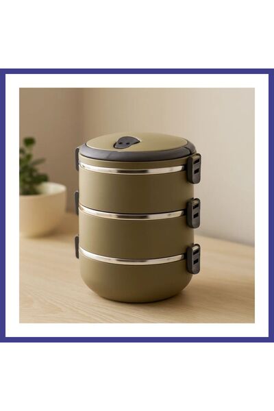 Generic Brand 3-Pack 1.8 L Brown Storage Container Mrl