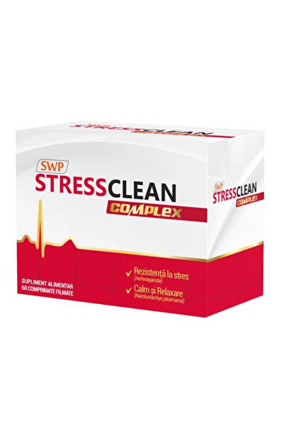 Sunwave Supliment Alimentar Stressclean Complex - Pharma, 60 comprimate filmate