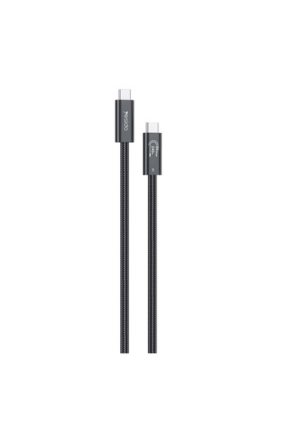 Yesido Καλώδιο Thunderbolt / Type-C 5 CA211 80Gbps 240W 1μ Μαύρο