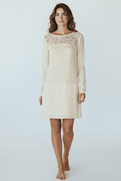 Naf Naf Rochie Brenda Light Beige
