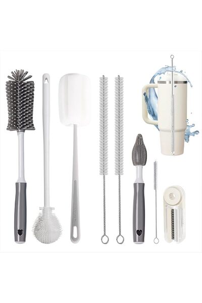 Dosanlues 8Pcs Water Bottle Cleaner Brush Compatible with Stanley, Multipurpo...