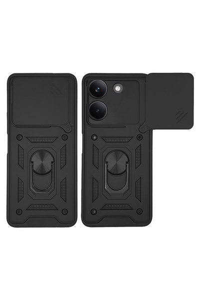 Sonique Θήκη Ring Armor CamPro για Xiaomi Poco X8 Pro 5G Μαύρο