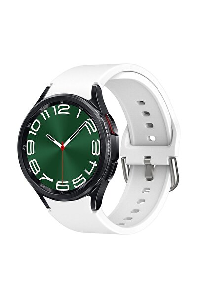 Sonique Λουράκι Σιλικόνης Soft Band για Samsung Galaxy Watch 4/5/6/7/FE Λευκό