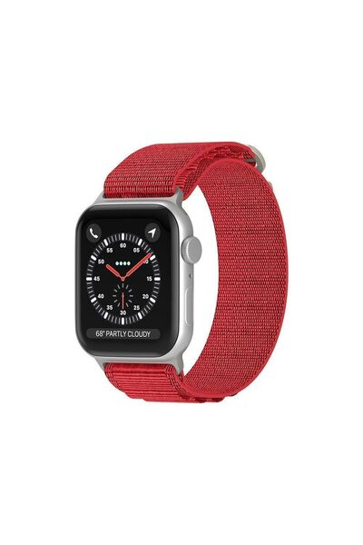 Sonique Λουράκι Nylon Alpine Loop Band για Apple Watch (38/40/41MM) Κόκκινο