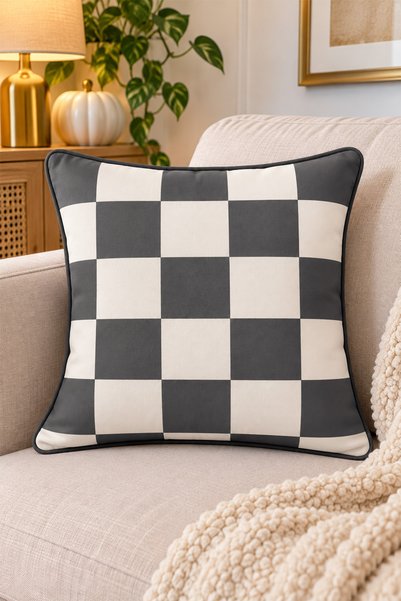 DEKOMOD 1 Pcs Digital Printed Decorative Double-Sided Colorful Pattern Throw ...