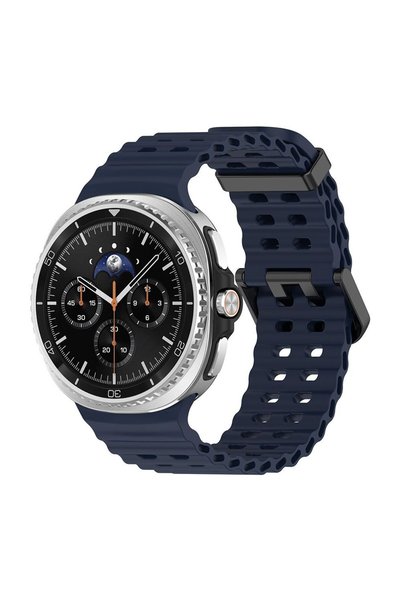 Sonique Λουράκι Σιλικόνης ColorWave για Samsung Galaxy Watch 8 Μπλε Σκούρο