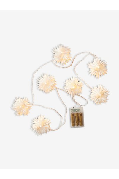 petbutik35 Aydınlatma zinciri PLATIN U150cm yıldızlı LED ve zamanlanlayıcılı