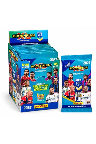 Panini بطاقة تداول فيفا 365 أدرينالين 2027 - حزمة من 5 بطاقات - 6 بطاقات