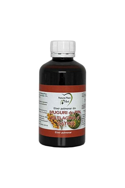Natura Plant Elixir Pulmonar din Muguri de Pin, Patlagina si Catina - Poieni,...