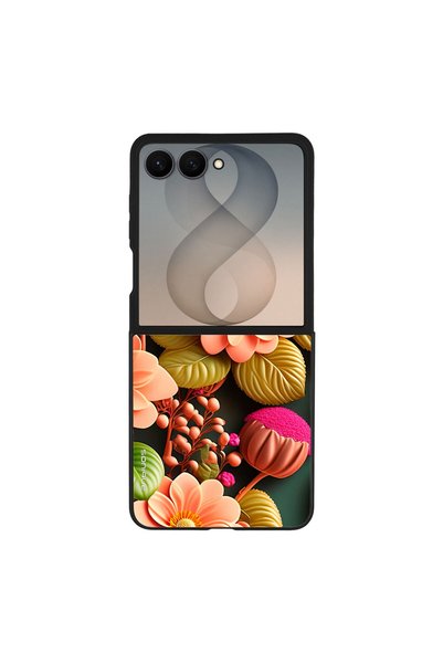 Sonique Θήκη 3D Flower Series για Samsung Galaxy Z Flip 8 Σομόν