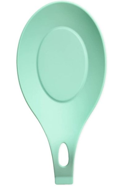 GENERAL 1Pcs Silicone Spoon Rests, 7.87 x 3.74 Inch Kitchen Silicone Spoon Ho...