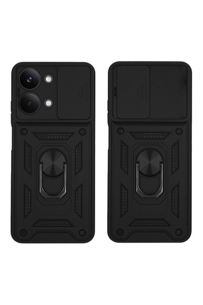 Sonique Θήκη Ring Armor CamPro για Xiaomi Poco X8 Pro Max 5G Μαύρο