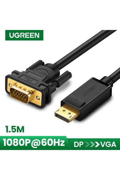 Ugreen كابل DisplayPort إلى VGA، بطول 1.5 متر
