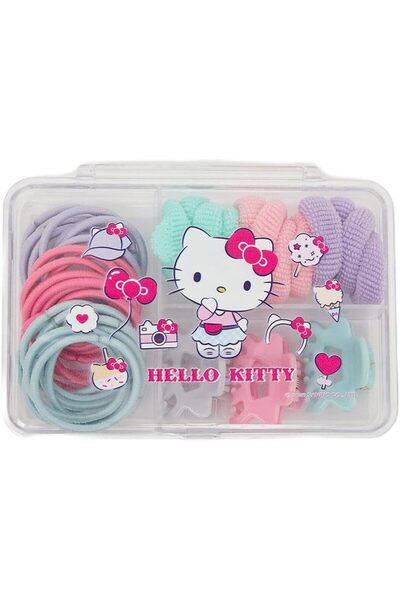 styliah Styli 46-Piece Hello Kitty Hair Elastic And Claw Clip Set