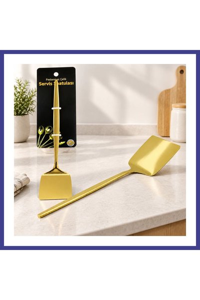 Generic Brand Gold Color Metal Serving Spatula Mrl