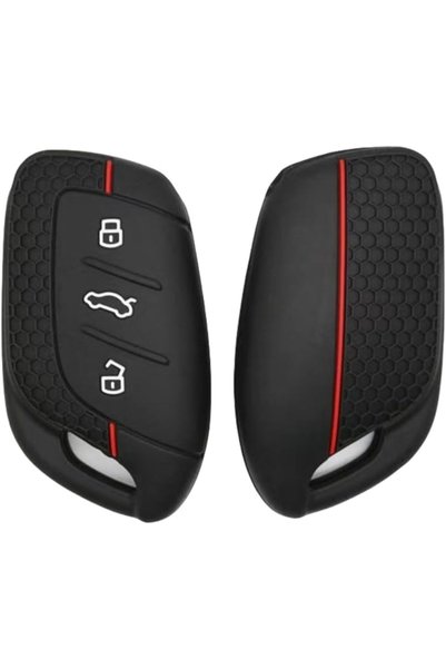 Happyit Silicone Car Key Case Cover for MG4 MG5 MG6 MG3 MG7 MG ZS EV HS EHS Z...
