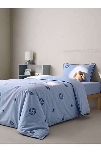 BELENAY Set de lenjerie de pat Maribosa, 3 piese, 100% bumbac, brodat, pentru...