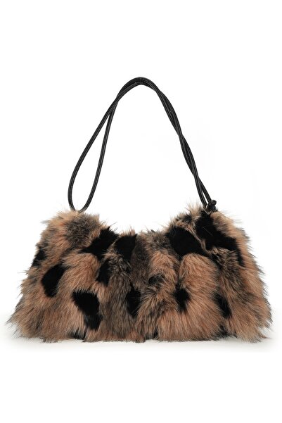 Generic Brand Geanta dama umar blana artificiala animal print maro