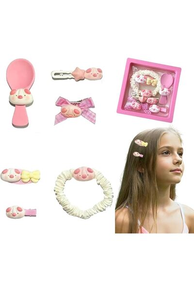GENERAL MIUPOO Cute Hair Clips Girl,6 Pcs Gift Set Hair Accessories Girls Hai...