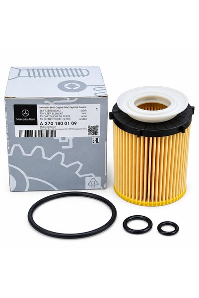 GERMAN فلتر زيت مرسيدس بنز يناسب إصدارات A180 A200 A250 C180 C200 C250 C300 E...